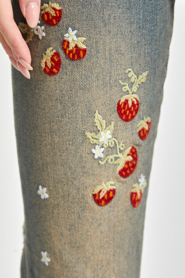 Flare Mid Rise Jeans