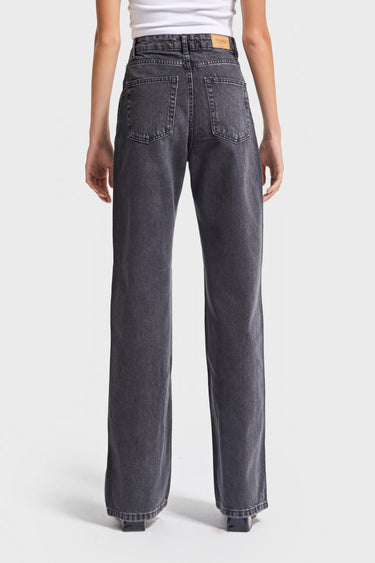 EMMA Straight High Rise Jeans - Ash