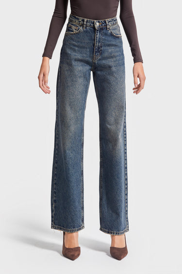 EMMA Straight High Rise Jeans - Eclipse