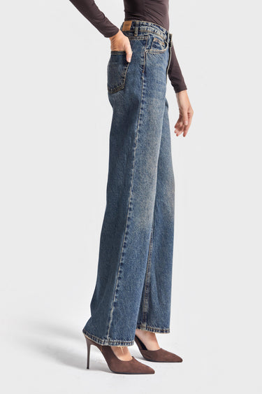 EMMA Straight High Rise Jeans - Eclipse