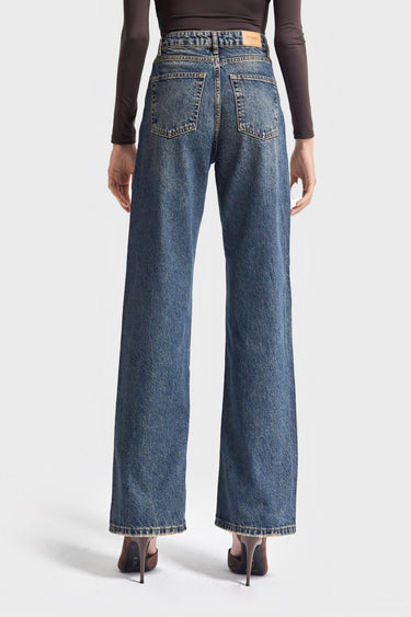 EMMA Straight High Rise Jeans - Eclipse