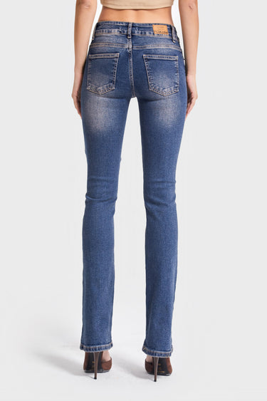 Straight Mid Rise Jeans