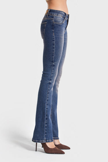 Straight Mid Rise Jeans