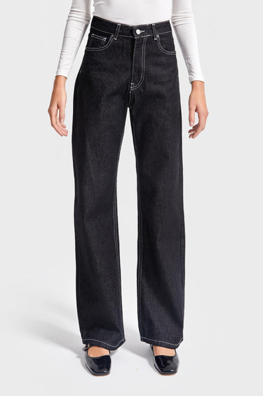 Straight High Rise Jeans