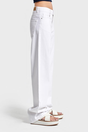 SOFIA Loose High Rise Jeans - Snow