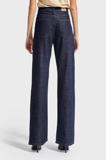 Straight Mid Rise Jeans - Indigo