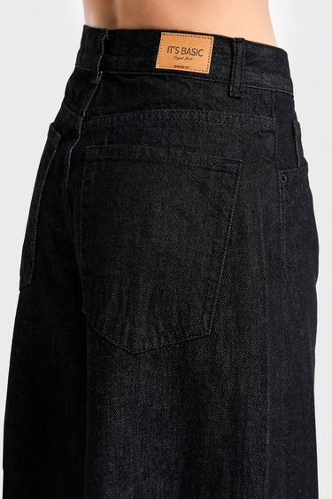 Palazzo Mid Rise Jeans