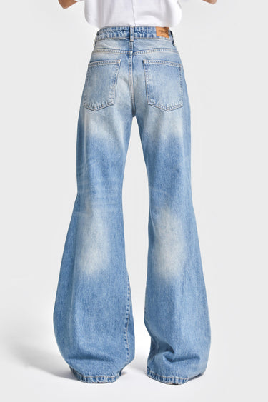 Flare Mid Rise Jeans