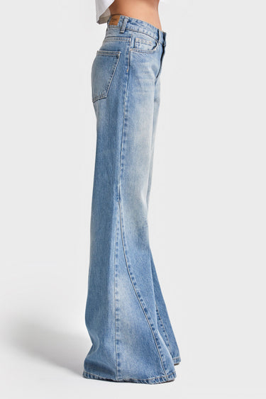 Flare Mid Rise Jeans