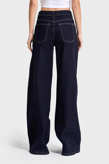 Palazzo High Rise Jeans - Indigo