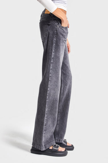 Straight Low Rise Jeans - Stone