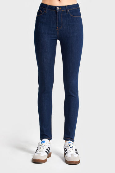 Skinny High Rise Jeans - Deep Sea