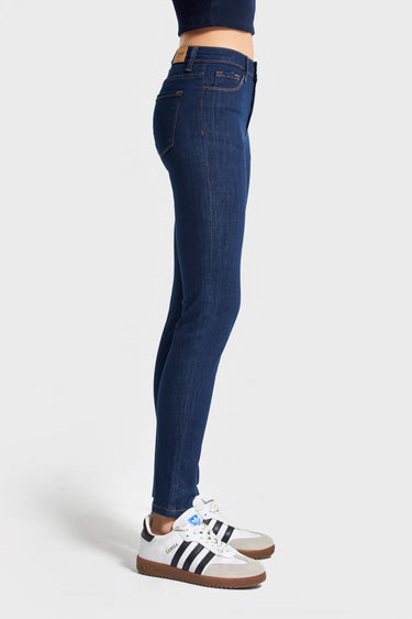 Skinny High Rise Jeans - Deep Sea