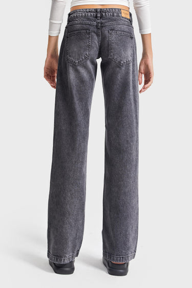 Straight Low Rise Jeans - Stone