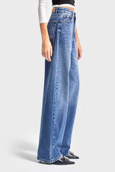 Skater High Rise Jeans - Azure