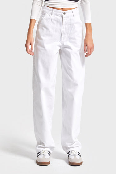 NORA Skater Mid Rise Jeans - Snow