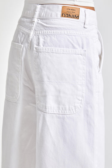 NORA Skater Mid Rise Jeans - Snow