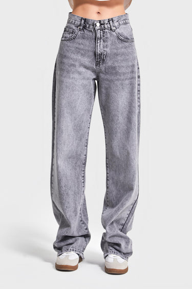 SOFIA Loose High Rise Jeans - Steel