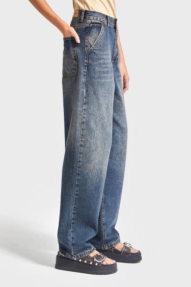 NORA Skater Mid Rise Jeans - Cornflower