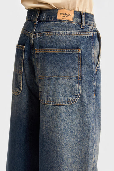 NORA Skater Mid Rise Jeans - Cornflower