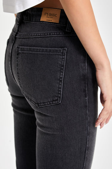 Flare Mid Rise Jeans