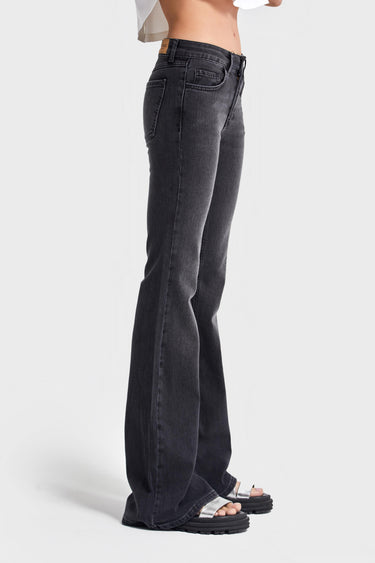 Flare Mid Rise Jeans
