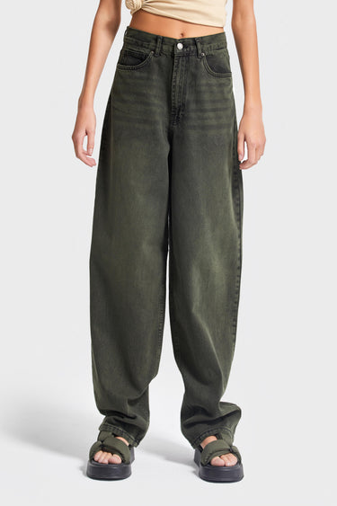 IVY Skater Mid Rise Jeans - Khaki