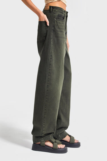 IVY Skater Mid Rise Jeans - Khaki