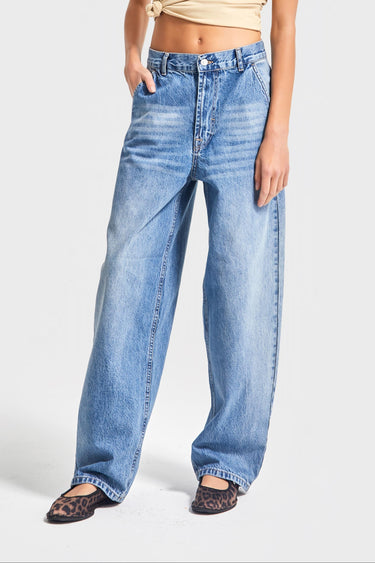 NORA Skater Mid Rise Jeans - Ocean