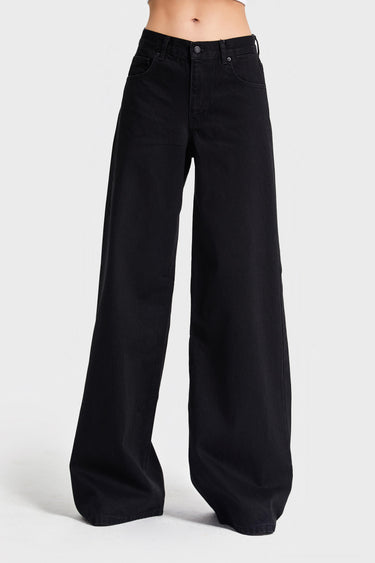 Palazzo Mid Rise Jeans