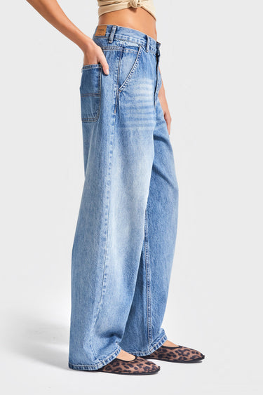 NORA Skater Mid Rise Jeans - Ocean