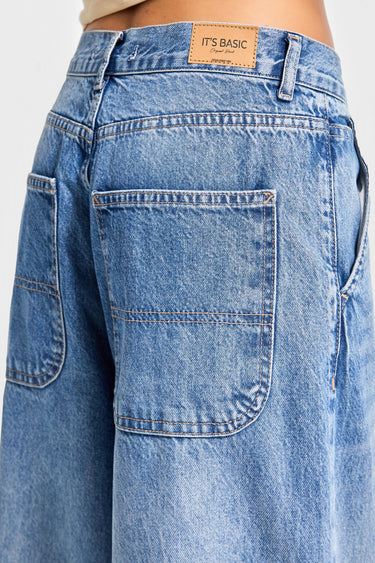 NORA Skater Mid Rise Jeans - Ocean