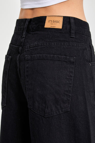 Palazzo Mid Rise Jeans