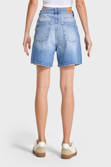 Mini Denim Short - Azure