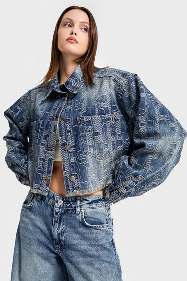 Cropped Denim Jacket