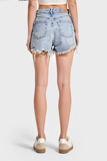 Mini Denim Short - Sky