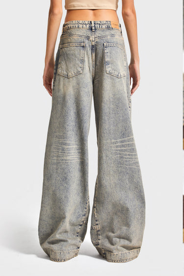 Wide Mid Rise Jeans