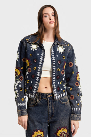 Cropped Denim Jacket