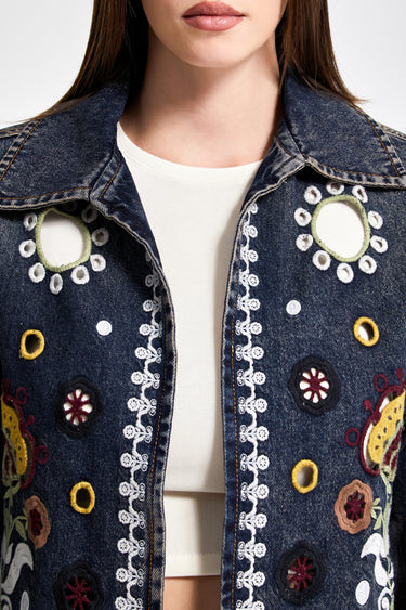 Cropped Denim Jacket