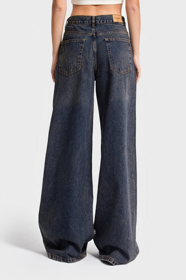 Palazzo Mid Rise Jeans