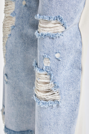 Skater Mid Rise Jeans - Aqua