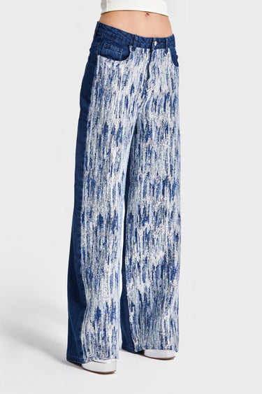 Wide High Rise Jeans