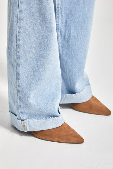 Wide High Rise Jeans