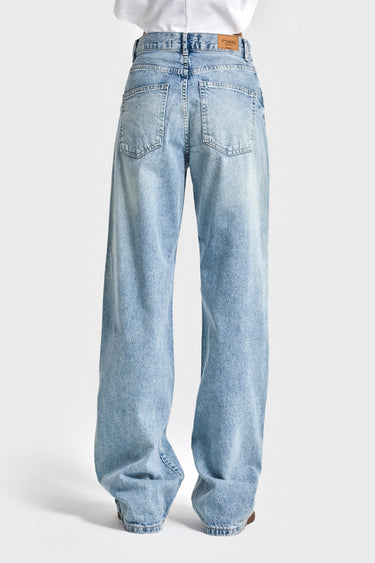 SOFIA Loose High Rise Jeans - Aqua