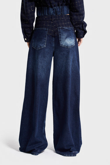 Palazzo Mid Rise Jeans