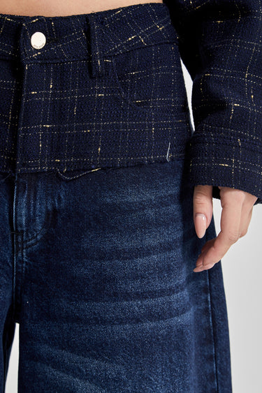 Palazzo Mid Rise Jeans