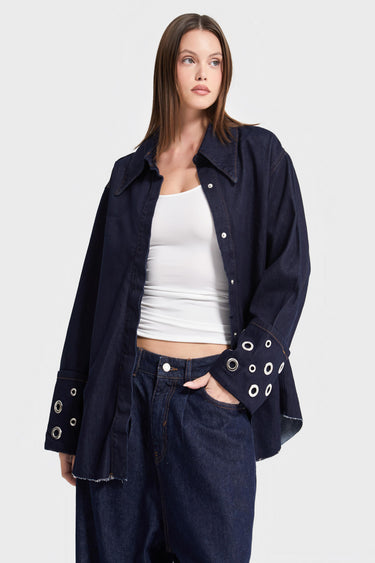 Straight Denim Shirt