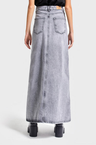 Maxi Denim Skirt - Ash
