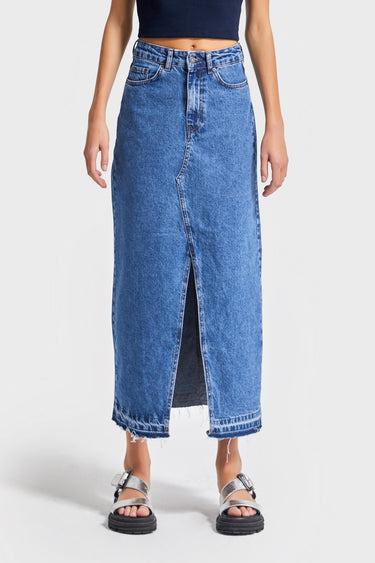 Midi Denim Skirt