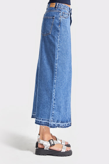 Midi Denim Skirt